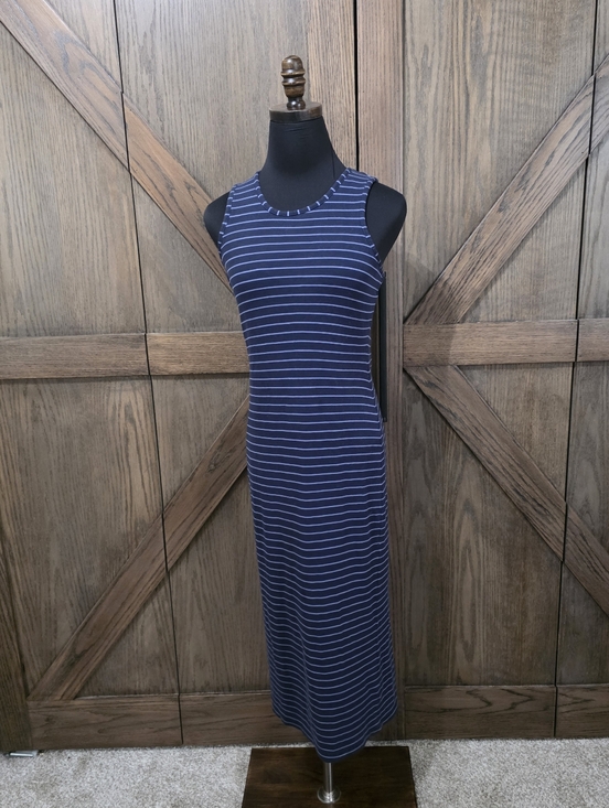 Marine Layer Dresses & Skirts - Marine Layer Navy Striped Sleeveless Midi Dress